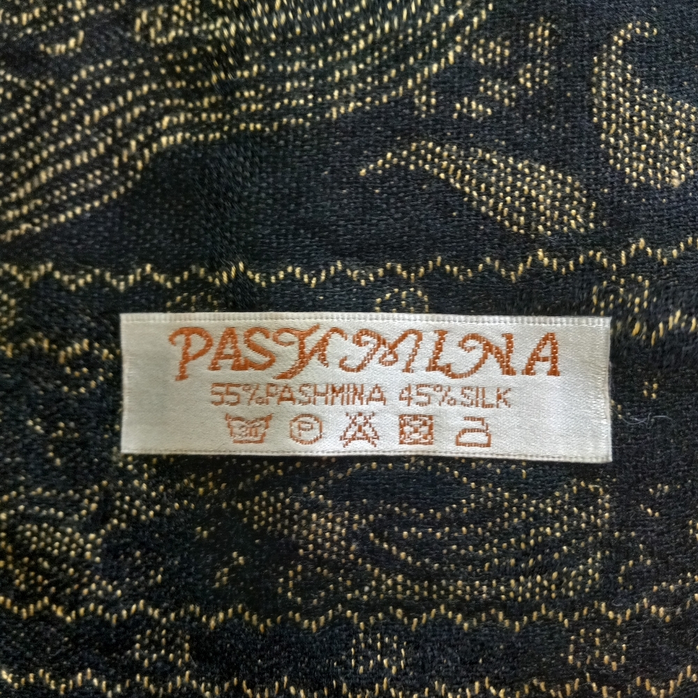Pashmina silk wrap scarves